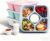 Snack Box with 5 Compartments, 4 Leak-Proof Salad Containers, With Transparent Lid BPA Free, Dishwasher Safe. Perfect as Meal Prep Boxes. For Adults and Children