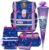 Generisch Ocean – Seahorse – McNeill Ergo MAC with McAddy School Bag Set 7 Pieces with School Bag and Sports Bag – Free Patch, Blue with lilac