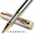 Scriveiner Ballpoint Pen – High Quality Design Rollerball Pen with 24 Carat Details, Black Schmidt Refill, Gift Box, Office Set, Beautiful Professional Ballpoint Pen (Silver)
