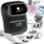 Phomemo M110 Bluetooth Label Printer, Self-Adhesive, Portable Labelling Device, Thermal Lable Printer for Barcodes, Retail, Offices, Compatible with Phones and PC Systems, Black