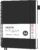 RETTACY Notebook A4 Squared, College Pad with 55 Sheets / 110 Pages, PVC Softcover Spiral Book with 100 g/m² Paper, Suitable for Learning, College, Conferences, Diary, 21.5 x 27.9 cm – Black