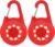 LED Flashing Light School Bag Safety Light USB Rechargeable Reflectors Light for School Bag Safety Light Pendant for Hiking Running Jogging Pet Backpack Clothes