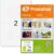 200 Labels A5 on A4 Sheet Self-Adhesive (210 x 148.5 mm = A5) Printable