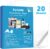 Printable Vinyl Sticker Paper for Inkjet and Laser Printers, A4 21 x 29.7 cm, Waterproof, Any Cut, Self Adhesive Backing, White Smooth (Pack of 20)
