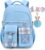 School Backpack Girls Large Capacity School Backpack Girls Teenagers Waterproof with Laptop Compartment Backpack Girls for Primary Junior High University