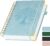 Notebook A5 Lined Spiral Journal Hardcover Diary with 300 Pages 100gsm Thick Paper Notepad A5 Spiral Pad Leather for College, Office, Conference, Travel – Blue