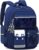 School Bag Boys, Children’s Backpack Large with Cute Pendant, School Bag for Boys 2nd to 5th Grade, Backpack Children for School or Travel with Multiple Compartments, blue, Rucksack Backpacks