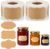 2 Rolls of Self-Adhesive Labels, Jam Jars, Kraft 5 x 3 cm
