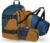 Baagl Schulrucksack Set Jungen 3 Teilig (Skateboard Rucksack, Mäppchen, Sporttasche), Schultasche ab 3. Klasse, Grundschule Ranzen mit Brustgurt, Ergonomischer Schulranzen, 25 l