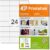 Printation Self-Adhesive Labels 70 x 36 mm Pack of 2400