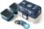 monbento MB Safe Children’s Lunch Box – 3 Compartments Lunch Box for Children – Lunch Box Children – Ideal for School/Picnic/On the Go – Bento Box BPA-Free – Personalised & Leak-Proof – Blue Wolf
