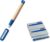 LAMY ABC 009 Fountain Pen Made of Maple Wood and Plastic in Blue, Polished Steel Nib, Nib Size A (Beginner) (Nib A, Fountain Pen + Cartridges, Blue)