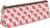 Pink Strawberries Green Leaves Pencil Case Triangle Pencil Case Portable Pencil Case Leather Organizer with Zipper Cosmetic Bag, Green, pink, Bag organiser