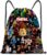 Roblx Gym Bag, Roblx Sports Bag, Small, Backpack with Drawstring, Sports Swimming, School, Travel Sack Pack, for Fans Gifts