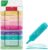 FABER-CASTELL 254658 Highlighter Set 46, 8 Pastel Highlighters with Durable Chisel Tip, Line Width 1-5 mm, Refillable