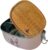 Ringwald Stainless Steel Pink Lunch Box Nursery School Large 1400 ml Lunch Box Lunch Box Compartments Divider BPA Free Plastic Free Bento Box Bamboo Lid Pink