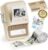 NIIMBOT B21Pro Label Printer, 300 dpi Self-Adhesive Labeling Device, Bluetooth Labelling Device, Label Printer, Photo Printer for Learning, Study Notes, Picture Print, Scrapbooking, White