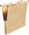 Herlitz 10843373 – Pack of 25 hanging folders, brown, 32 x 23.7 cm