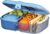 Sistema Ribbon Bento Box Lunch Box with Flexible Insert and Yoghurt/Fruit Container, Recycled Ocean-Bonded Plastic, 1.1 L Bento Style Lunch Box, BPA-Free