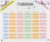 Acrylic Hourly Planner – Writeable & Wipe Clean – Wall Planner and Family Planner with Spacers – Ideal Homework and Planning Board for Children – Size: 50 x 38 cm – Transparent