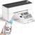 Phomemo Bluetooth DHL Label Printer, Label Printer 4×6 Shipping Labels Printer, Label Printer Thermal Printer for Barcode, Amazon, Etsy, Shopify, DHL, DPD, GLS, FedEx, Without Ink, 241BT Black/White