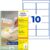 Avery Zweckform L4744REV-25 Universal Labels 25 Sheets / 250 Labels / 96 x 50.8 mm White