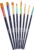 Pelikan Premium School Brush Set with 4 Hair and 4 Bristle Brushes – Pack of 8