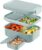 Adult Lunch Box, 1900 ml, Leak-Proof Bento Box, Adult for Office, School (Green)