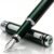 Scriveiner Fountain Pen, British Racing Green, Chrome Finish, Medium Schmidt Nib, Writing Gift Set for Men and Women, Professionals, Boss, Office, Beautiful Writing Instrument