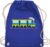 Shirtracer – Children’s tractor excavator etc. – Railway – Gym bag and fabric bag made of cotton