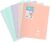 Clairefontaine Koverbook Blush 981481C Notebook DIN A4+, 24 x 32 cm, 48 Sheets 90 g, French Ruled Seyés, Two-Tone Cover Made of Opaque Polypropylene, Assorted Colours, Pack of 1