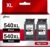 540XL PG 540 XL Black Compatible with Canon 540 XL for Canon Printer Cartridges 540 PG 540 PG-540XL for Canon Pixma TS5150 MG3650s TS5151 MG4250 MX475 MG3600 MG3650 TS5100 MX395 2 (2 Black pack: