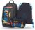 Baagl School Backpack Set, School Bag for Primary School, Primary School Satchel with Chest Strap, Ergonomic School Bag 3 Pieces, School bag set