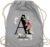 Geschenk mit Namen personalisiert by Shirtracer – Gym Bag Backpack – Initials – Letter Adjustable