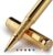 Scriveiner Rollerball Pen High-Quality Rollerball Pen with Real Gold Plating, Black Schmidt Refill, Gift Box, Office Set, Beautiful Professional (Gold)
