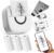 cabaro Mini Printer Sticker Printer Photo Printer with 3 Rolls Bluetooth Thermal Printer for Learning, Study Notes, Anatomical Charts, Photos