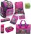Familando LOL Surprise School Bag 1st Class for Girls · Ergonomic Satchel · LOL School Bag Set, multicoloured, 9-piece set with sports bag