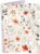 druck.de College Notepad – Pack of 5 – DIN A4 – 80 Sheets – 80 g Volume Paper – Perforated – Spiral Binding White – Correction Margin – Perforated – Spiral Notepad (Floral Pattern, Chequered)