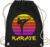Shirtracer – Gym Bag Backpack – Children’s Sports Clothing – Karate Retro Sun