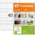 Printation Self-Adhesive Labels 52.5 x 29.7 mm Pack of 1000