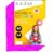 Colourful Paper A4 80 g for Printers & Crafts, Coloured Sheets for Children, Creative Projects, Cards & School m-office (50 Sheets, Neon Pink)