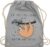 Shirtracer – Gym Bag Backpack – Sloth Bags – Jetzt machen wir erst mal nichts und dann warten wir ab – Home Office Office Saying Colleagues