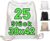 Pack of 25 Cotton Gym Bags, 38 x 42 cm, Sports Bag, Backpack, Fabric Bag, Cotton Bag, Jute Bag, Oeko-Tex® Certified Bag, Shopping Bag, Can Be Painted On
