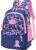 School Bag for Girls, Kids Backpack School Bag Girls 1-5th Grade Lightweight Waterproof Pretty Bow Print Daypack for Ages 8 9 10 11 12, darkblue, Rucksack Backpacks