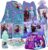 Disney Frozen Snow Queen 16 Piece Blue ha Pencil Case Set School Bag Satchel