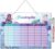 Timetable Mermaid in Purple Green Turquoise I DIN A4 Hard Foam Board (21 x 29.7 cm) I for First Day of School I for Labelling I dv1222
