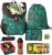 Familando Lego Easy Green Ninjago School Bag Set 7 Pieces with Pencil Case Lunch Box and Water Bottle