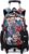 School Backpack with Wheels for Teenagers, 6-Wheel Removable Trolley School Bag, Casual Backpack Large Volume for Laptop, Water-Repellent School Bag for Boys from 10 Years, Colourful graffiti