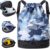 Gym Bag Sports Bag Boy with Shoe Compartment, 25 Litre Adjustable Backpack Children, Gym Bag with Waterproof Inner Pocket, Gym Bag with Drawstring Women Men for Sports, Football, Beach