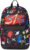 Seven Reversible Backpack, School Bag for Girls and Boys, Satchel School Gymnasium Sport Leisure with Bottle Compartment, Laptop Compartment, with Headphones, Padded, Extra Pocket, Black/Red